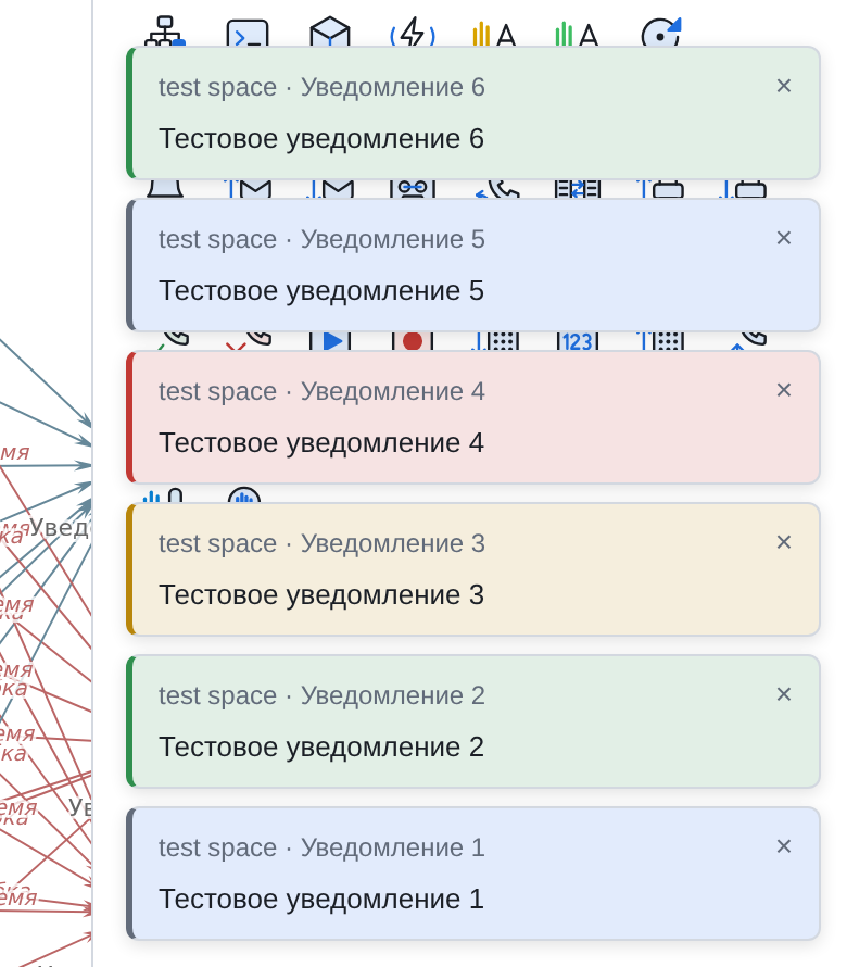 Стопка уведомлений
